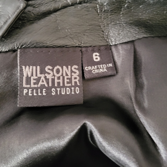 Wilsons Leather Skirt Size 6 - Picture 8 of 9